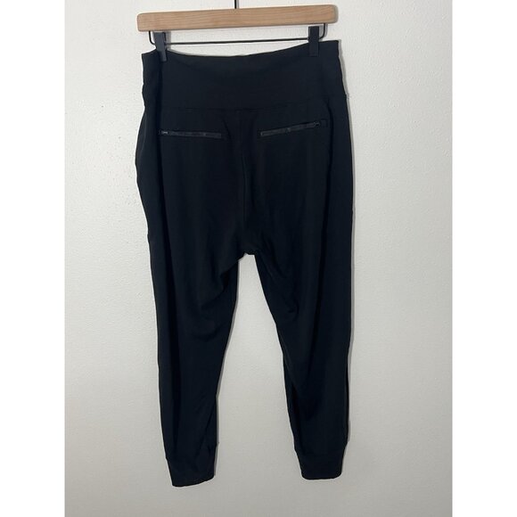 Athleta Black Pull On Jogger Pants Size Medium - Picture 4 of 13